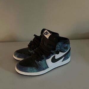 Nike Kids' Tie Dye Air Jordan High-Top Sneakers
